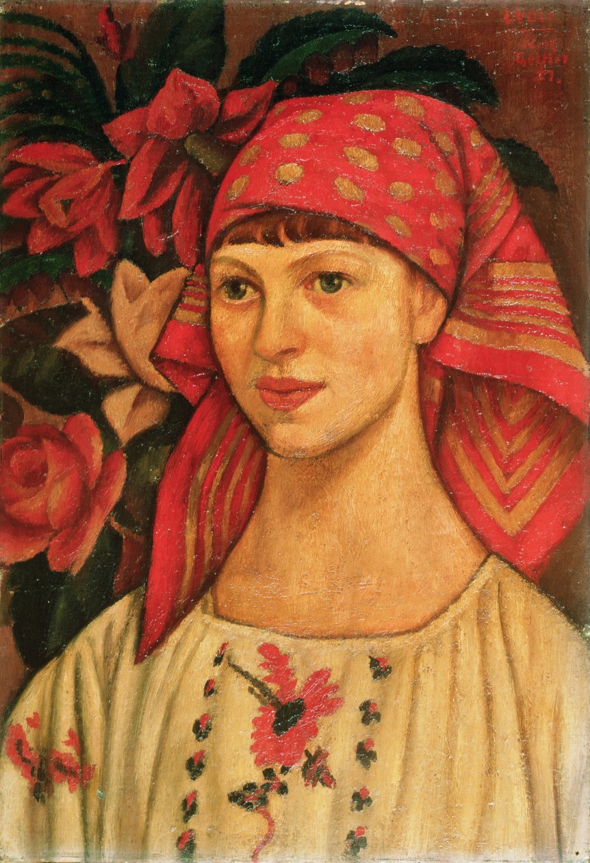 Portret van Lydia Sherwood door Mark Gertler