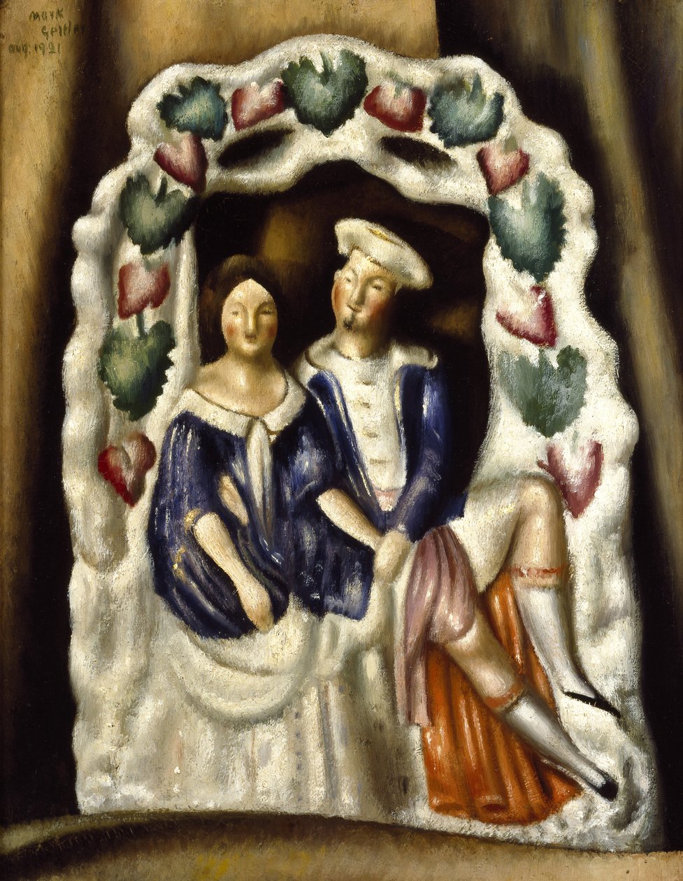 Staffordshire Groep, 1921 door Mark Gertler