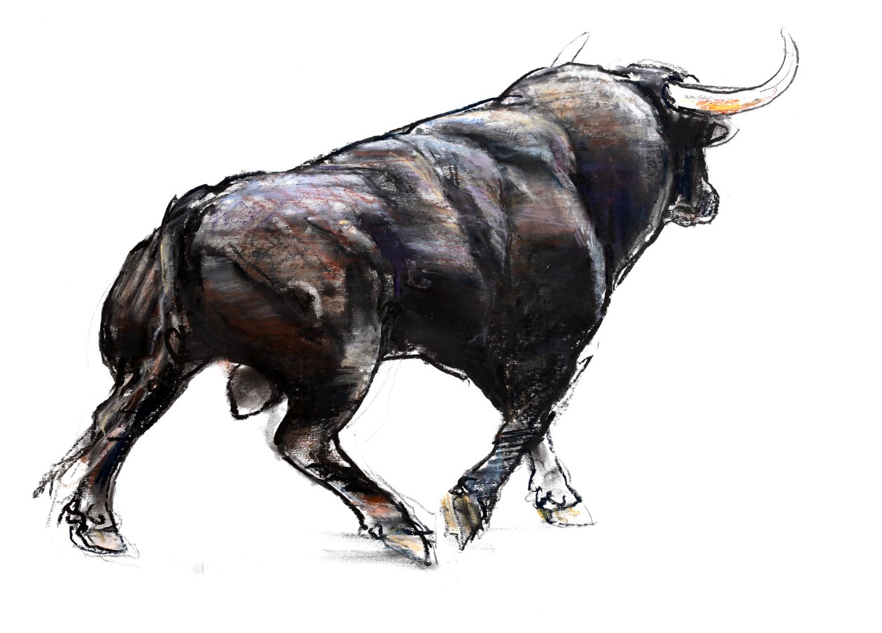 Stier, 2022 door Mark Adlington