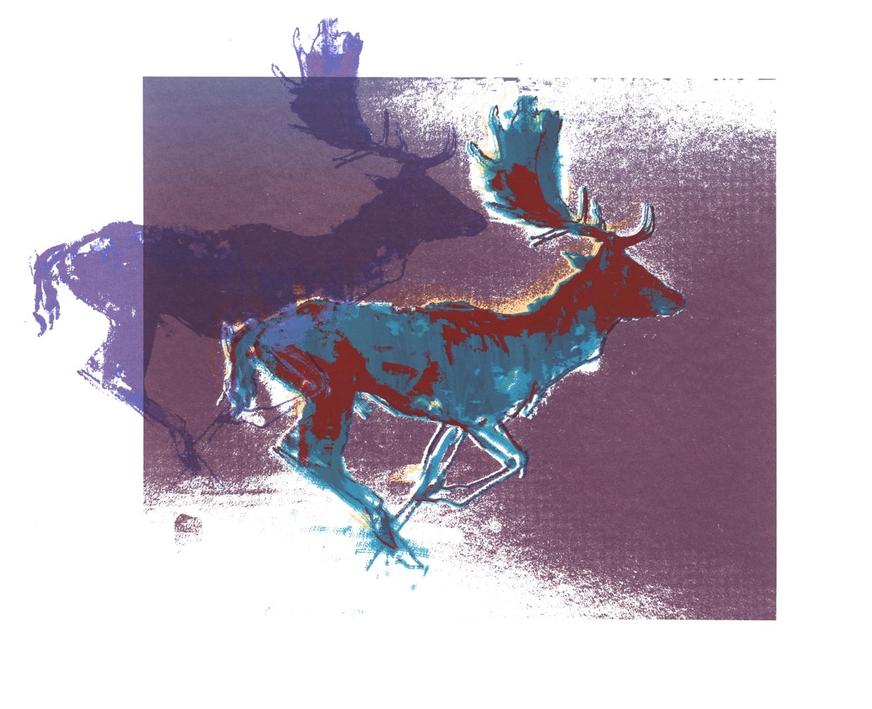 Fallow Bucks, 2015 door Mark Adlington