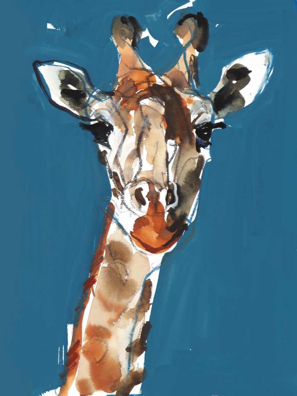 Masai Giraffe door Mark Adlington