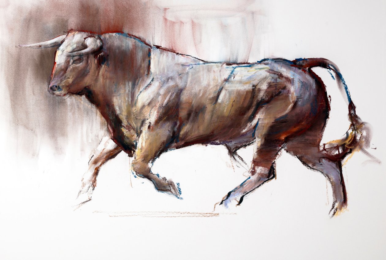 De witte stier door Mark Adlington