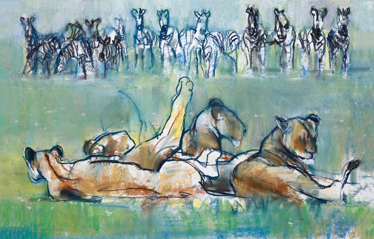 Zebra Lijn, 2019 door Mark Adlington