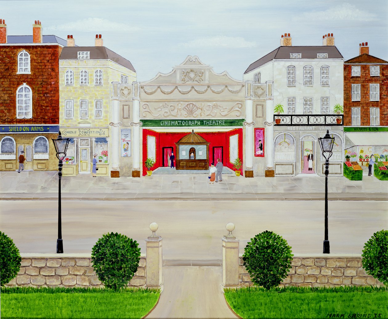 Cinematograaf Theater door Mark Baring