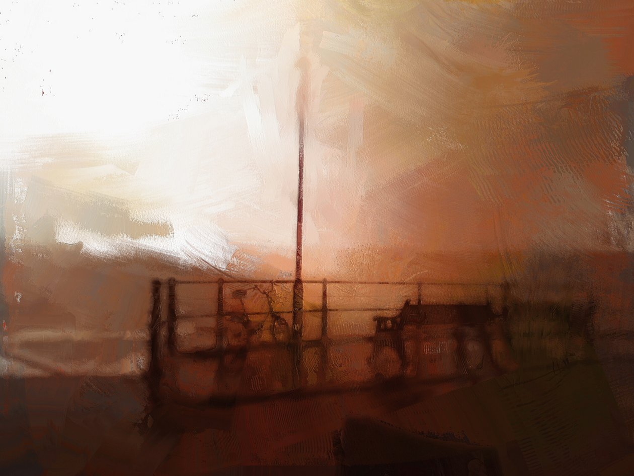 pier van cromer na een storm door Mark Gordon