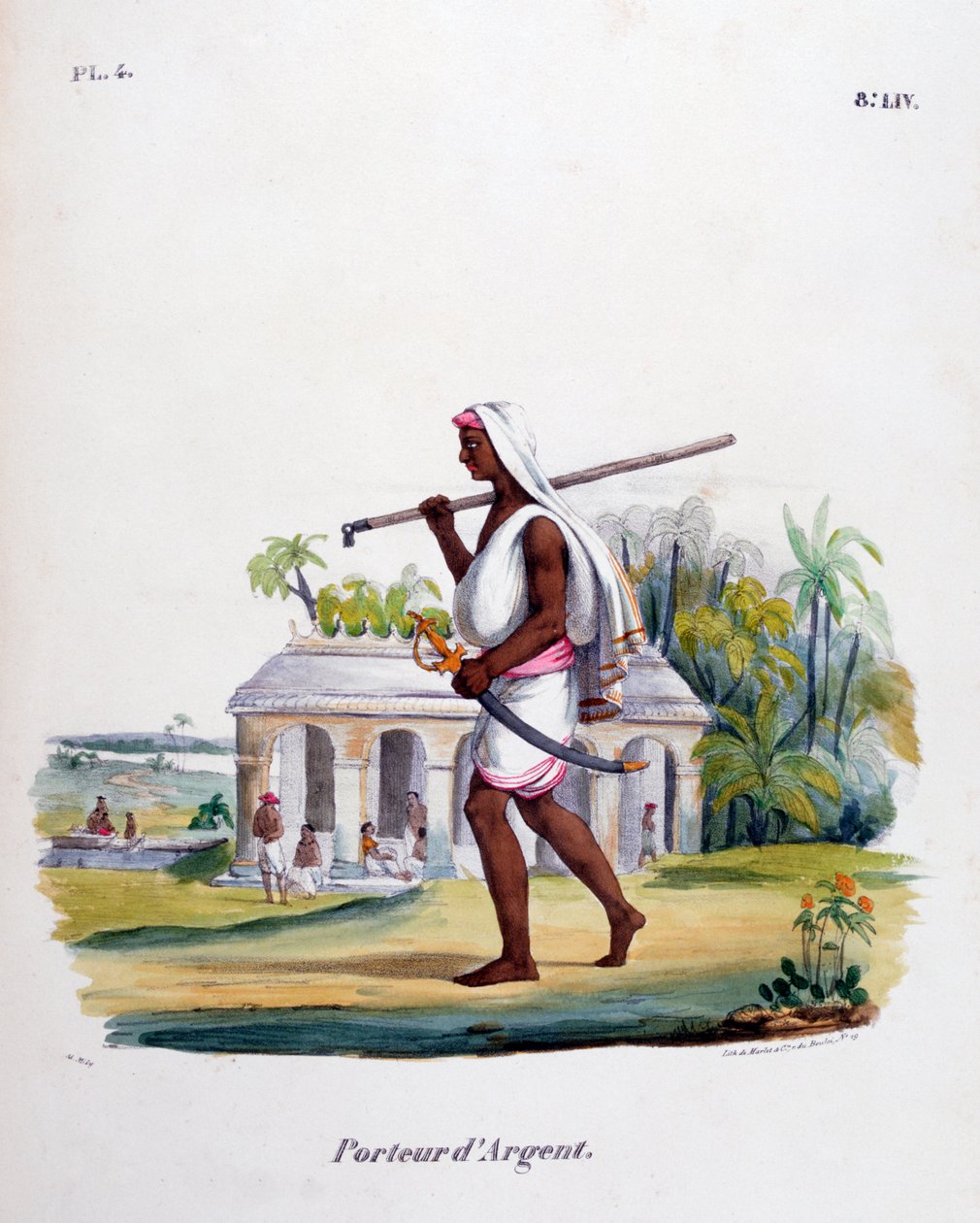 Gelddrager, 1828 door Marlet et Cie