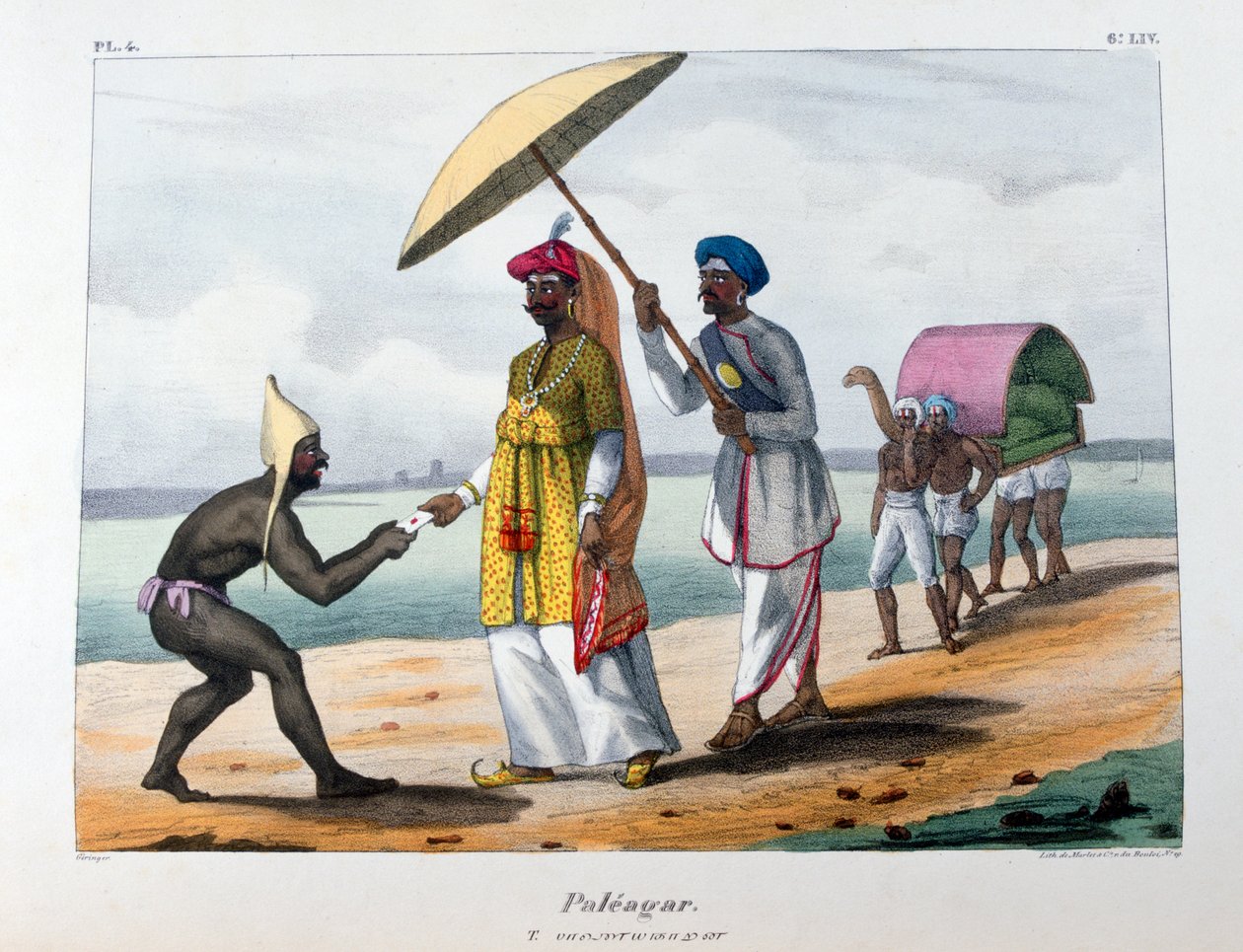 Paleagar, 1828 door Marlet et Cie