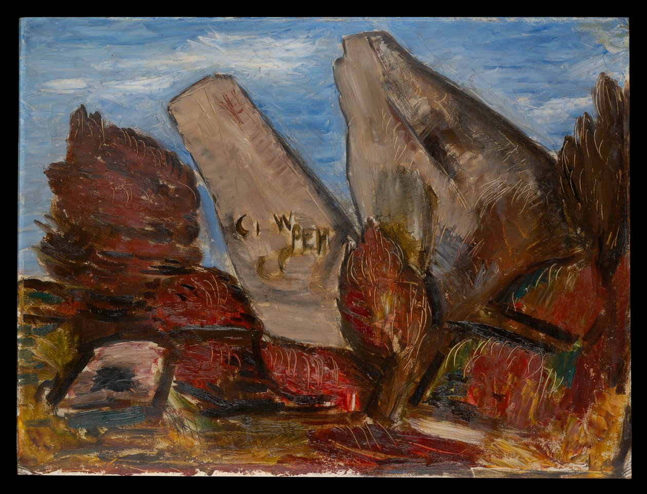 Walvis door Marsden Hartley