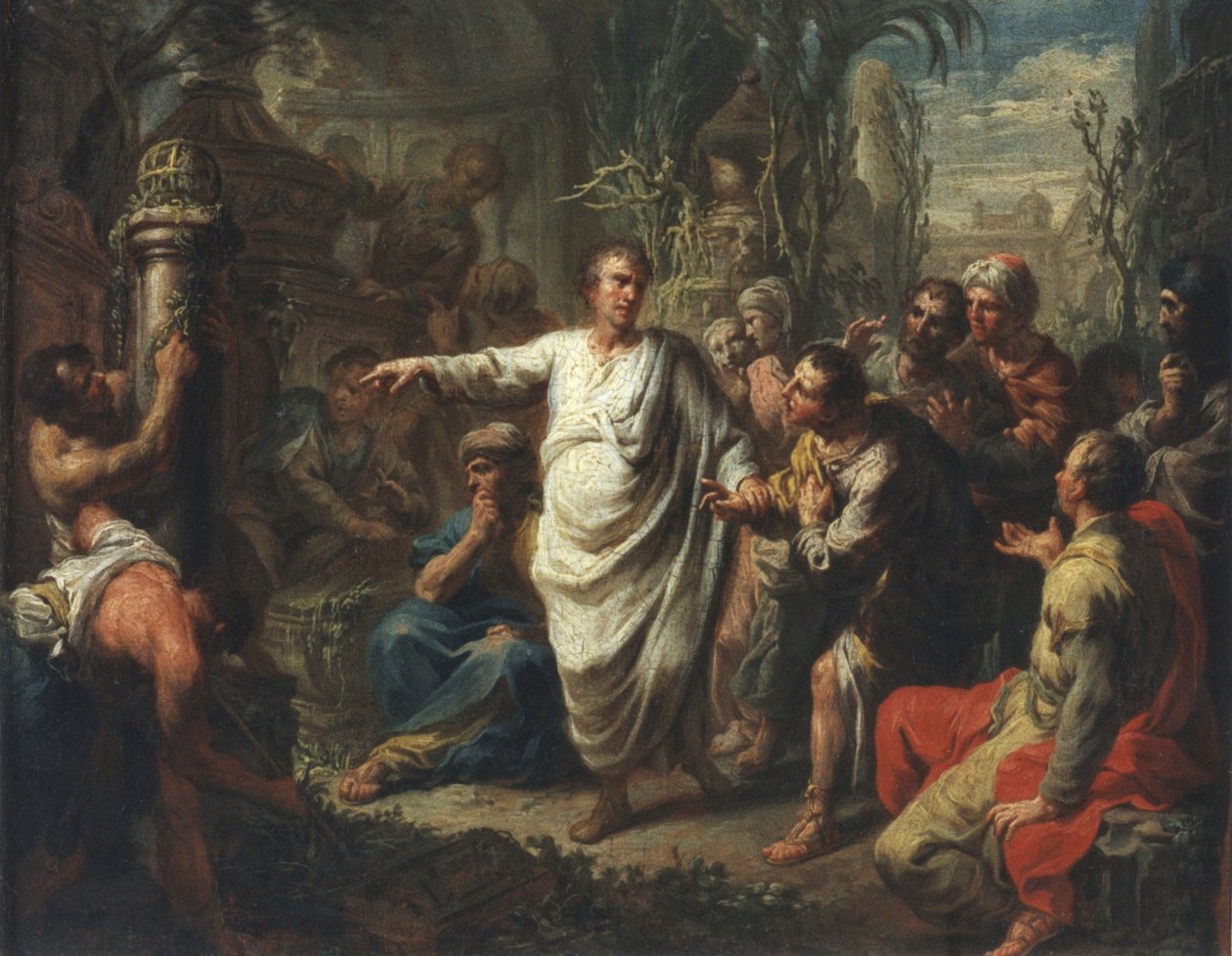 Cicero ontdekt het graf van Archimedes door Martin Knoller