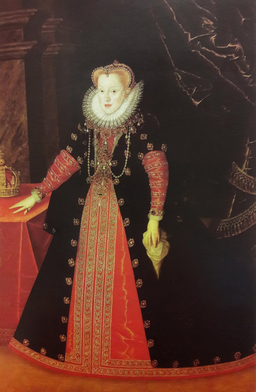 Portret van Anne van Oostenrijk (1573-1598) door Martin Kober