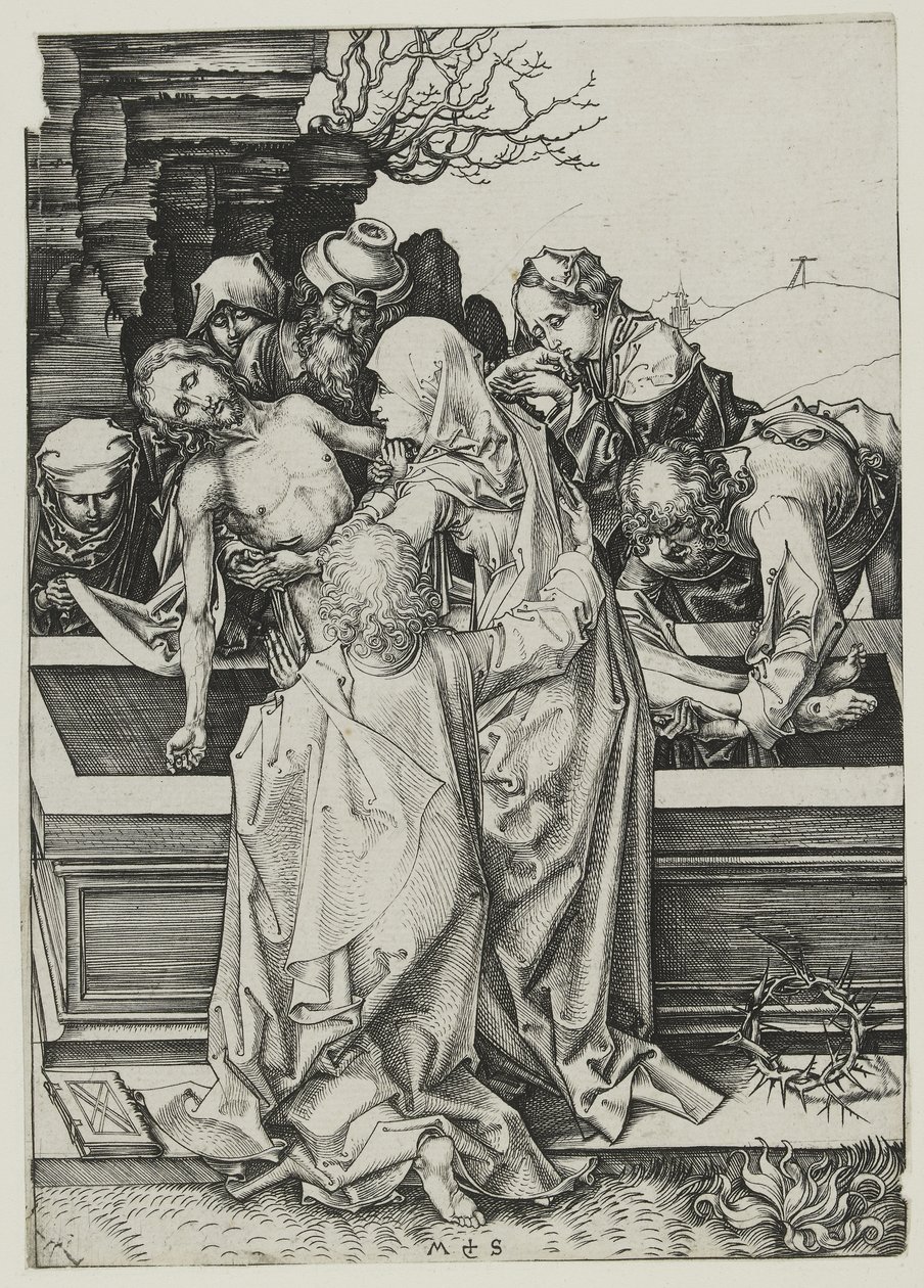 De graflegging door Martin Schongauer