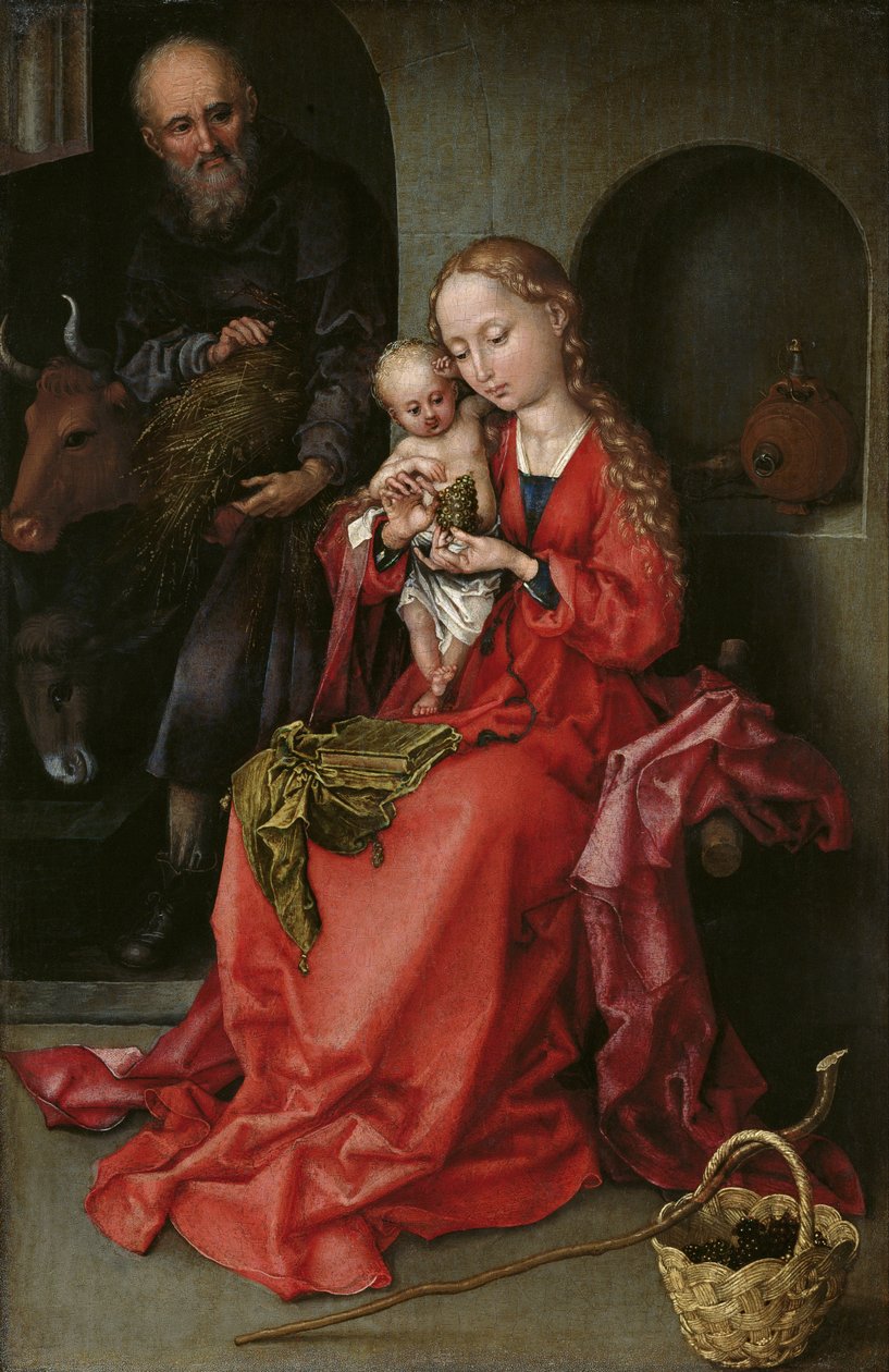 De Heilige Familie door Martin Schongauer