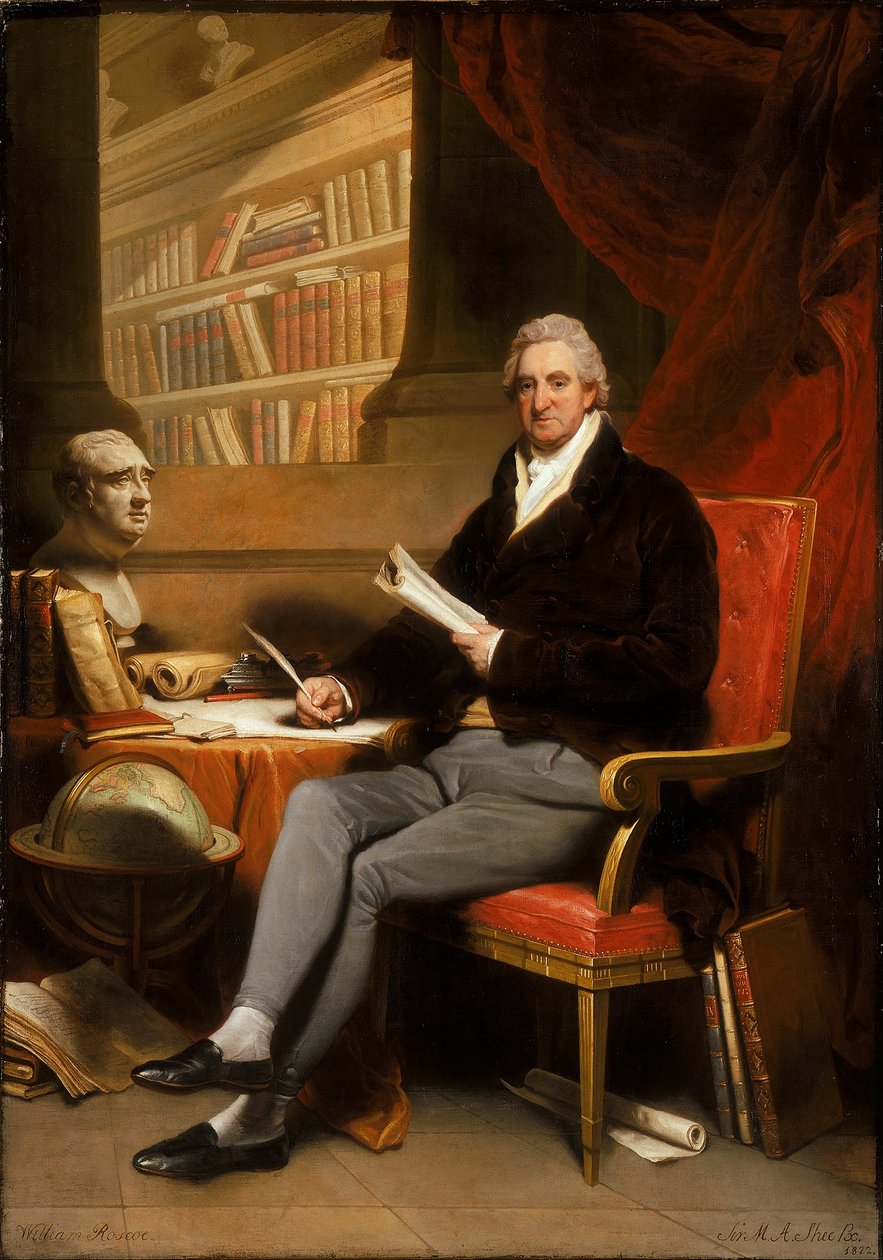 William Roscoe door Martin Archer Shee