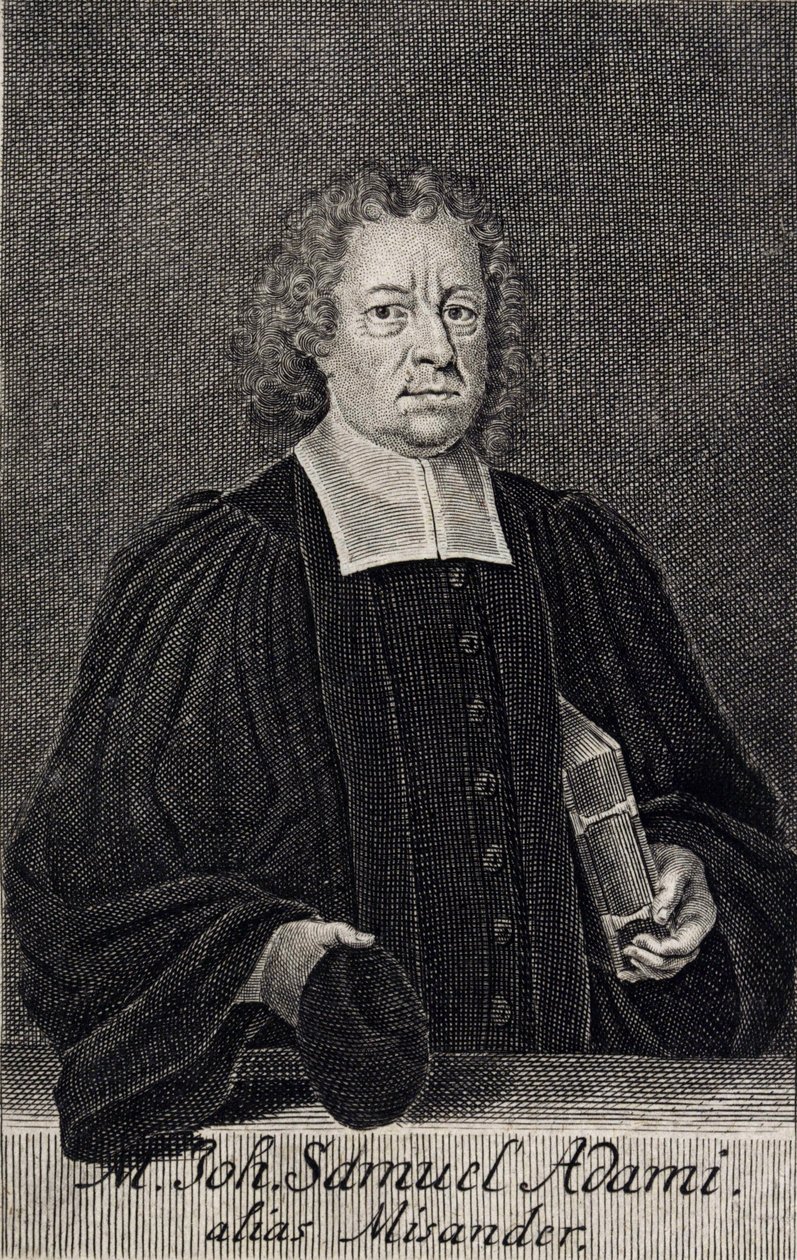 Johann Samuel Adami door Martin Bernigeroth