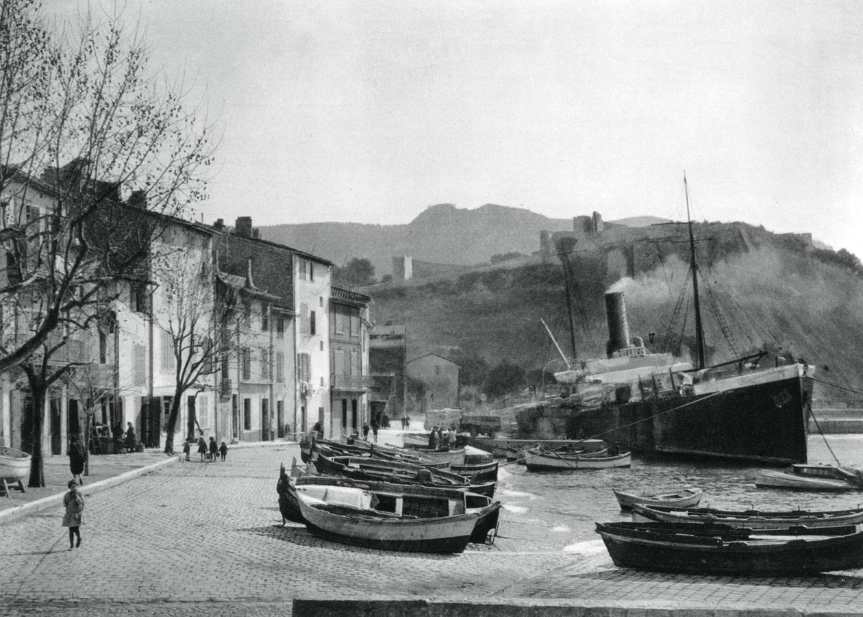 De Haven van Cassis, Frankrijk, 1937 door Martin Hurlimann