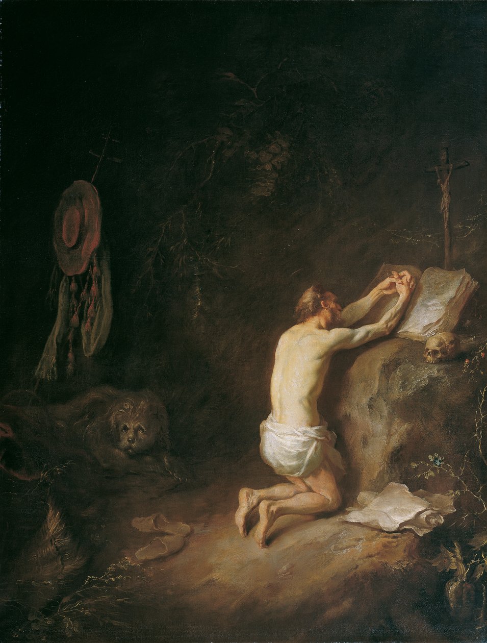 Heilige Hiëronymus door Martin Johann Schmidt