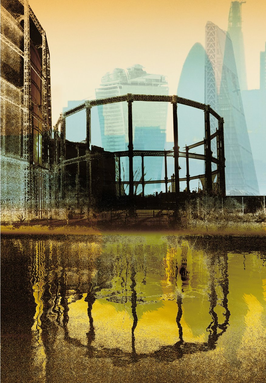 Broadway gastoren, 2013 (zeefdruk) door Martin Mossop