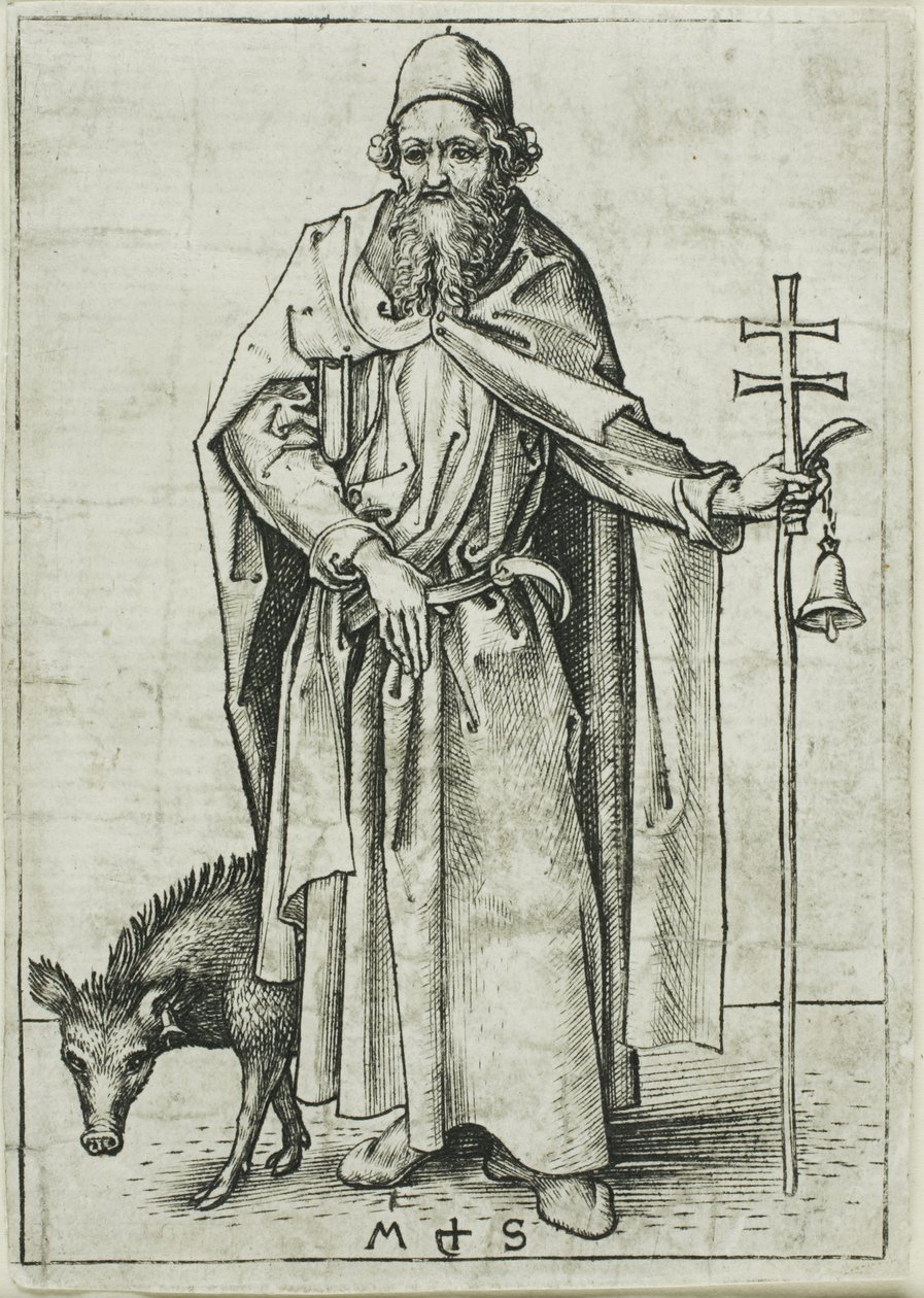 Antonius, van Apostelen door Martin Schongauer