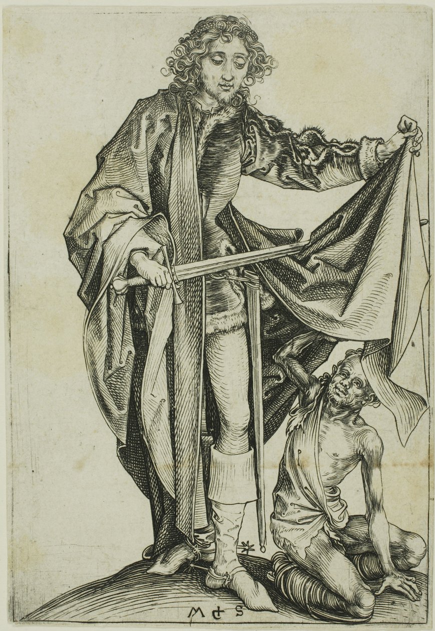 Sint Maarten door Martin Schongauer
