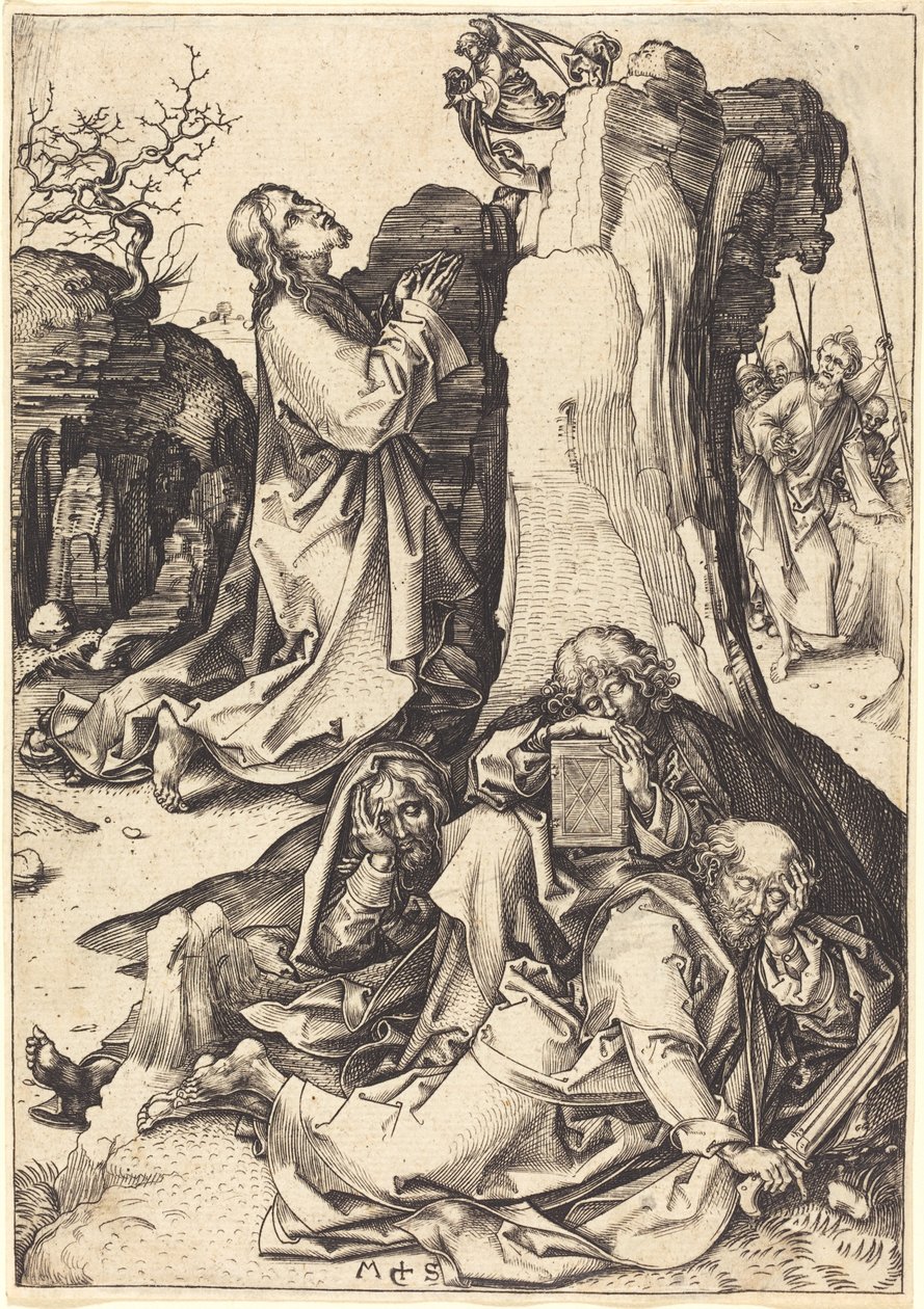 De Agonie in de Tuin door Martin Schongauer