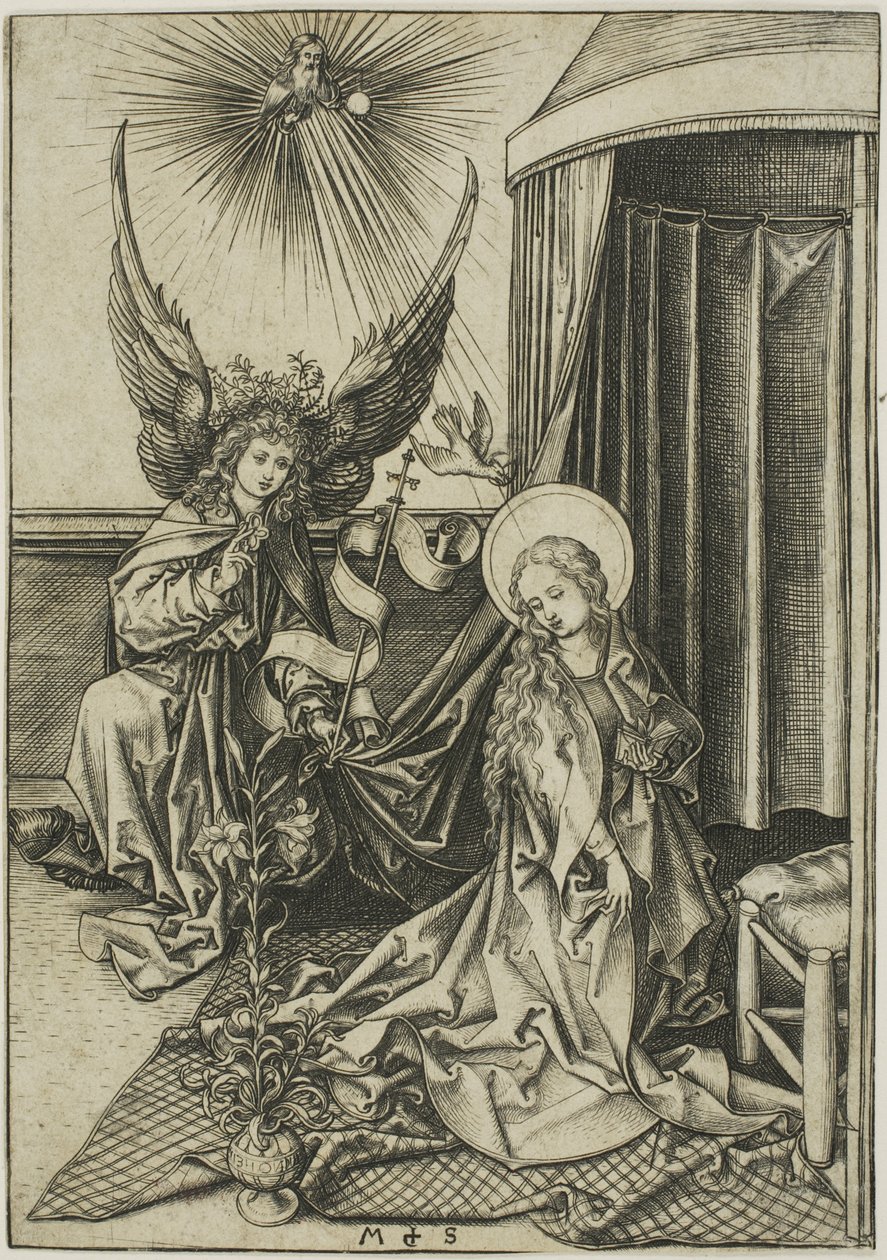 De Aankondiging door Martin Schongauer