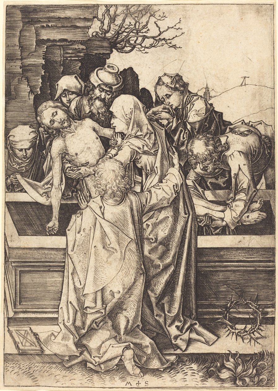 De graflegging door Martin Schongauer