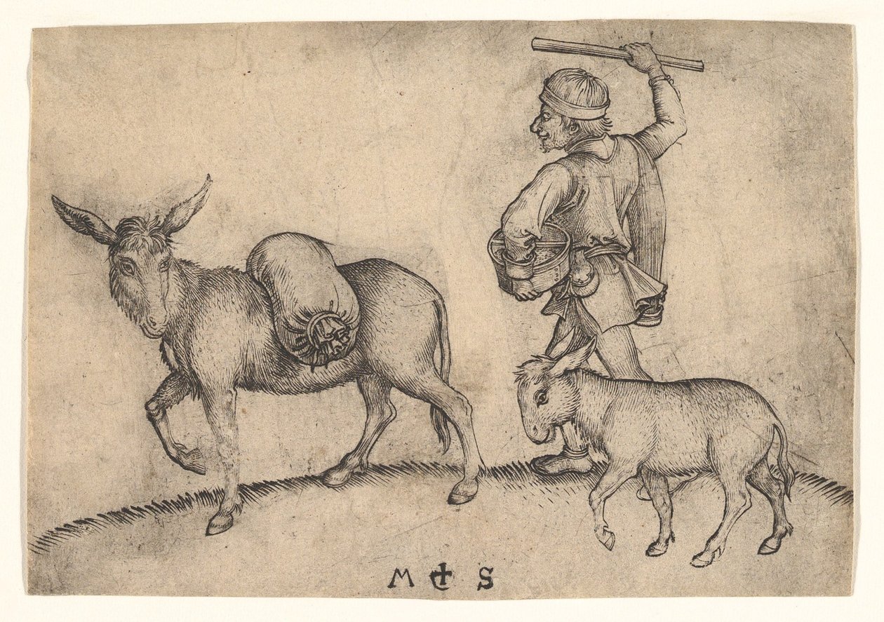 De molenaar door Martin Schongauer