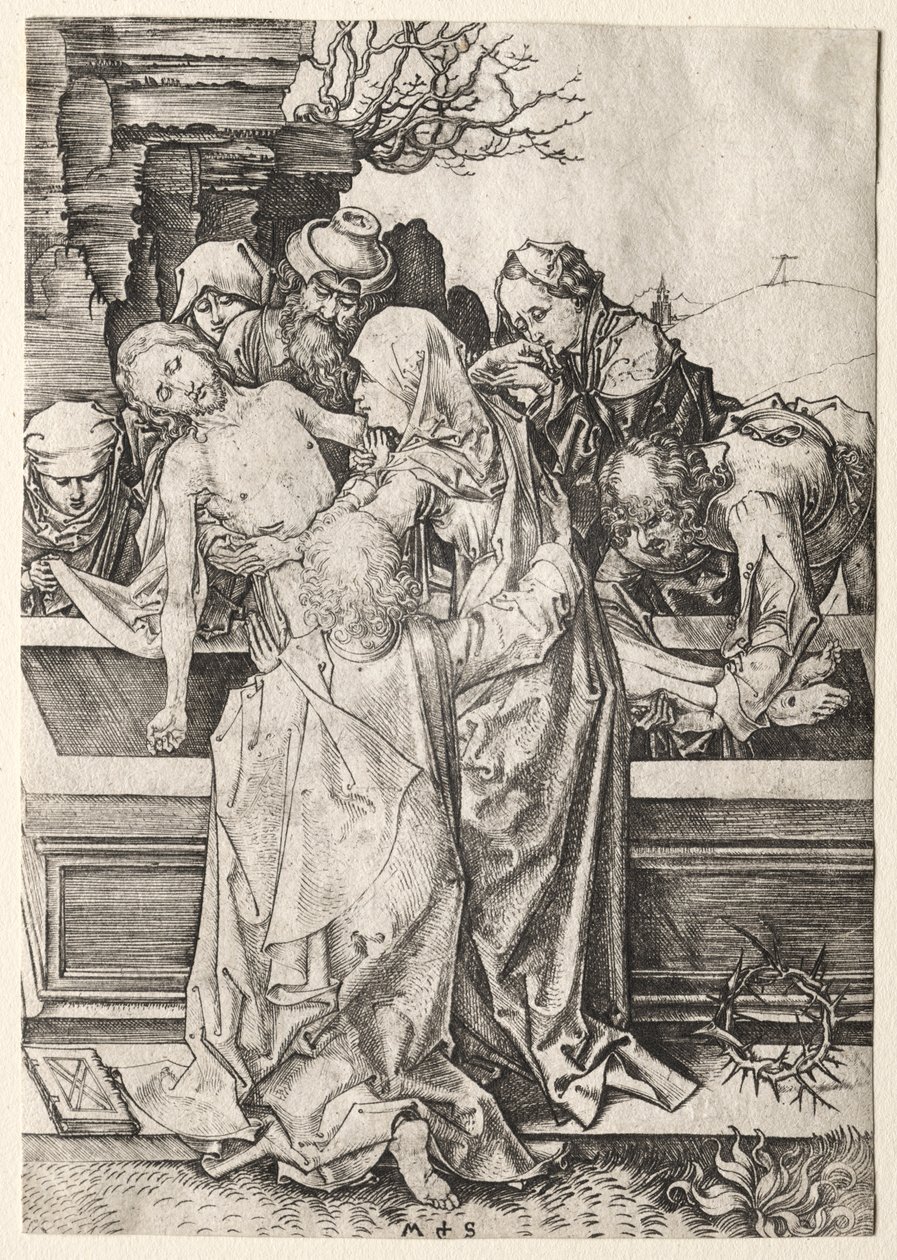 De Passie: De Graflegging door Martin Schongauer