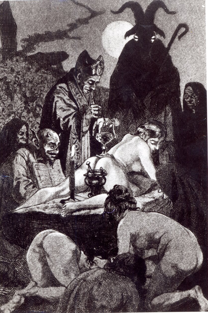 Een Zwarte Mis, 1911 door Martin van Maele