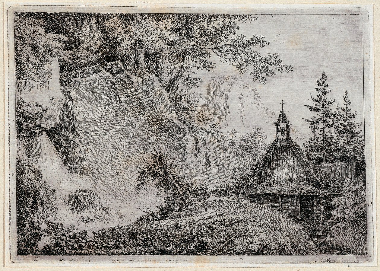 Landschap door Martin von Molitor