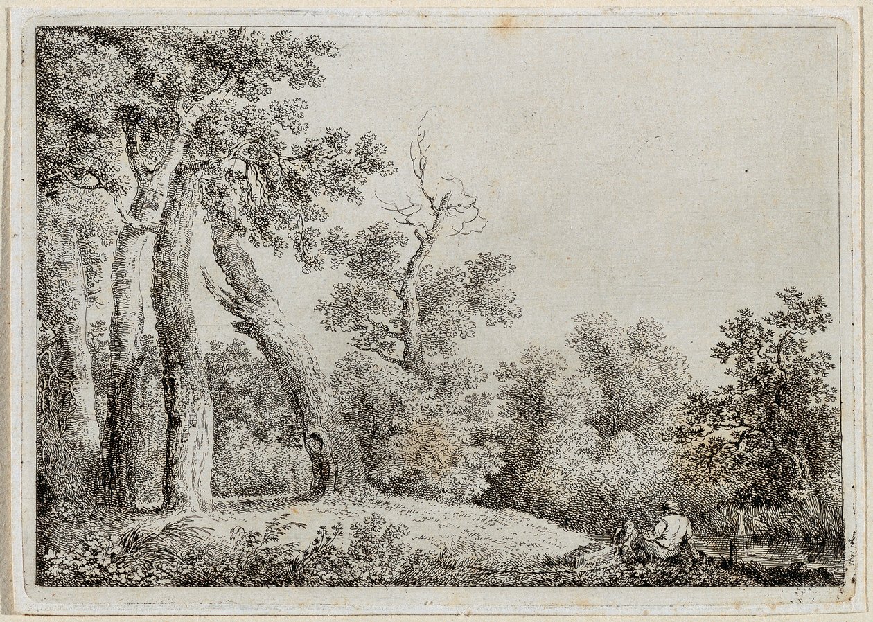 Landschap door Martin von Molitor