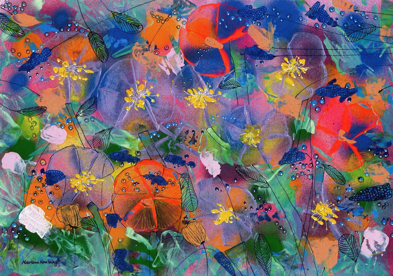 Bloemenweide door Martina Konitzky