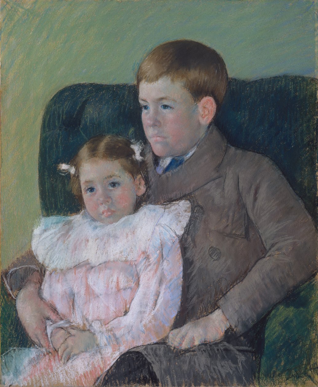 Gardner en Ellen Mary Cassatt door Mary Cassatt