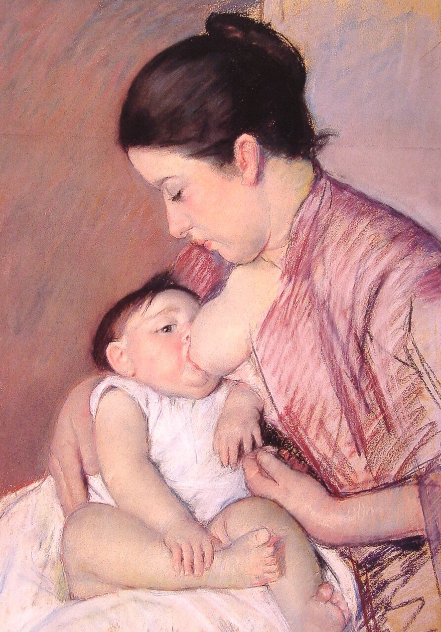 Moederschap door Mary Cassatt