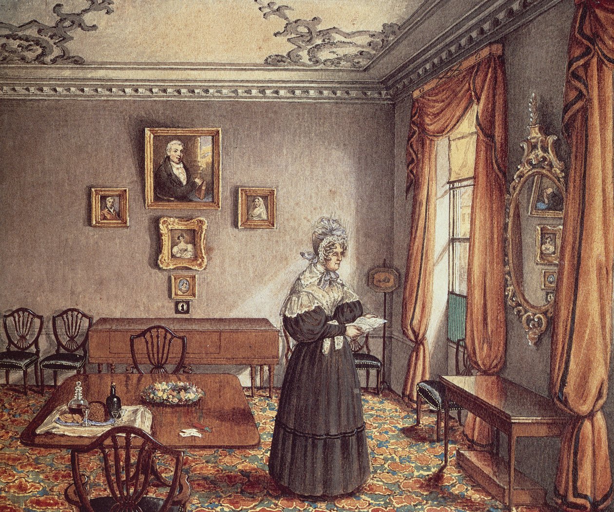De eetkamer van mevrouw Duffin in York door Mary Ellen Best