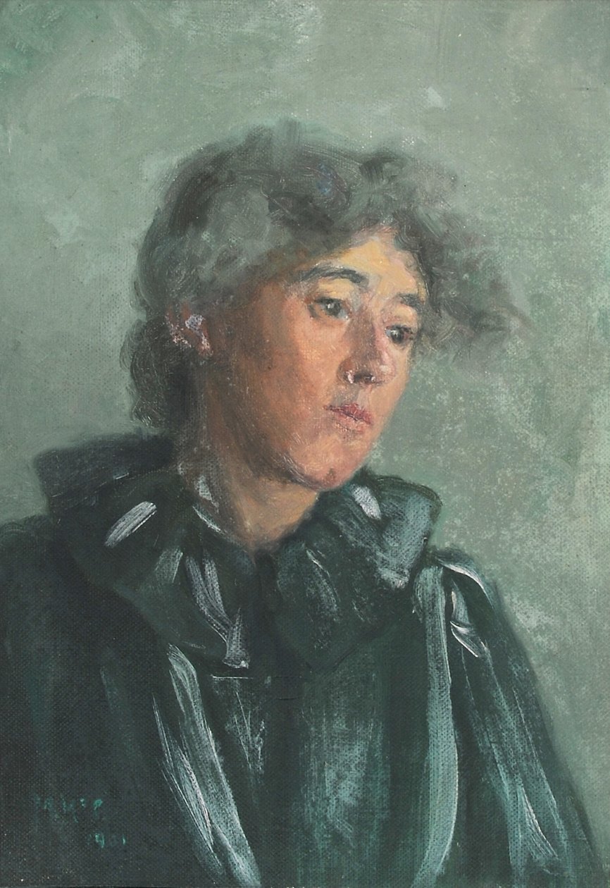 Portret van Emily Bottomley, 1901 door Mary McCrossan