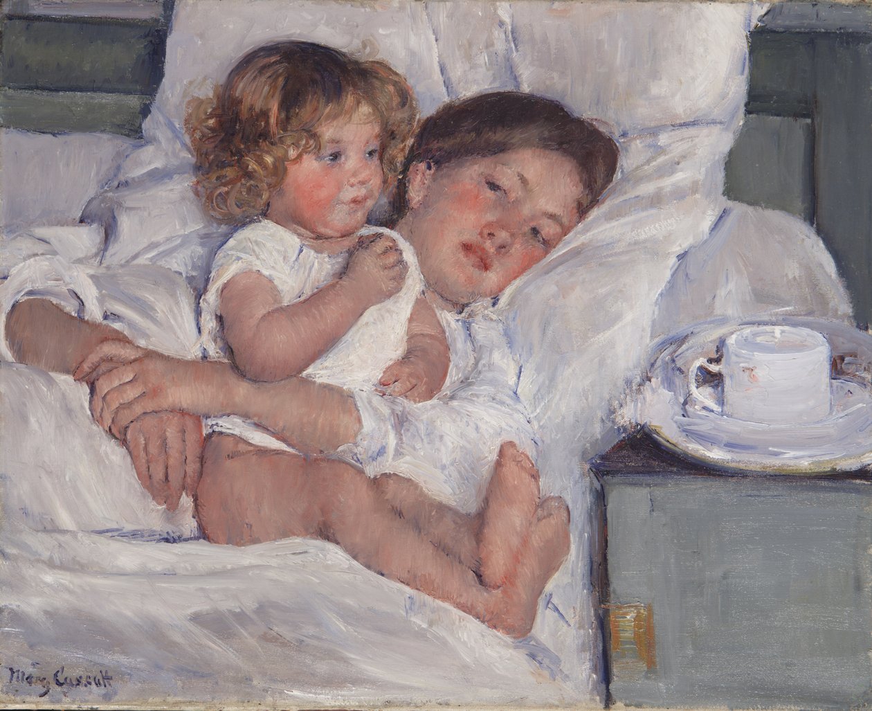 Ontbijt op Bed door Mary Cassatt