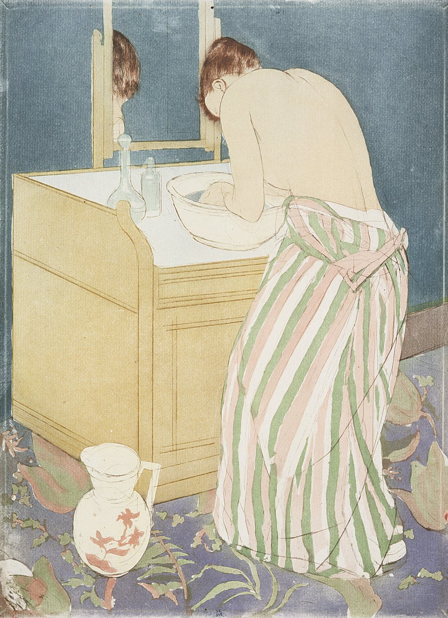 La Toilette, c.1891 door Mary Cassatt