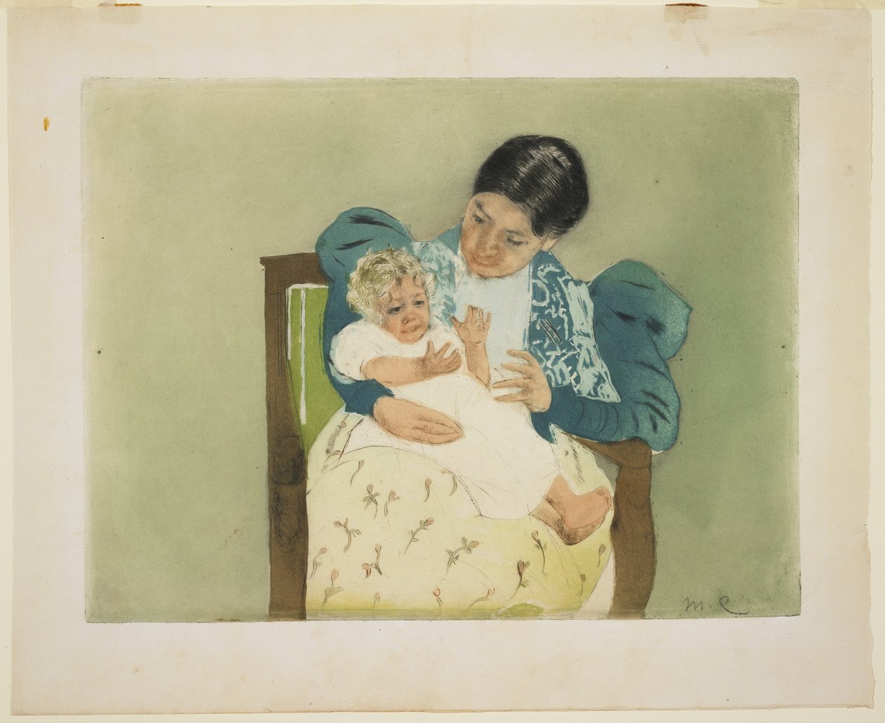 Het Blootsvoetse Kind door Mary Cassatt