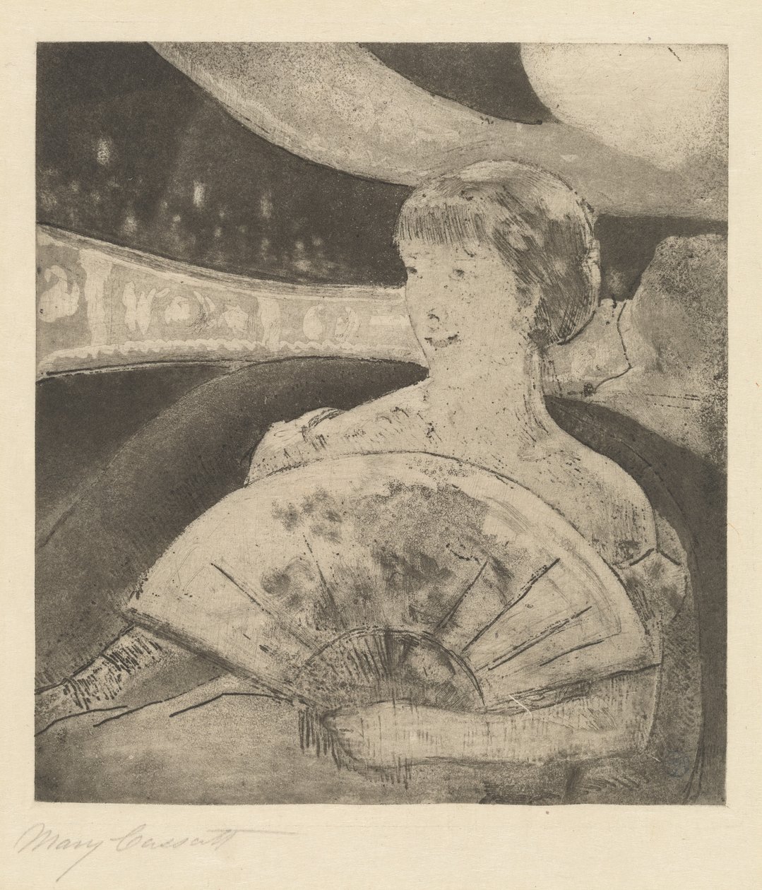 In de Opera Box (Nr. 3) door Mary Cassatt