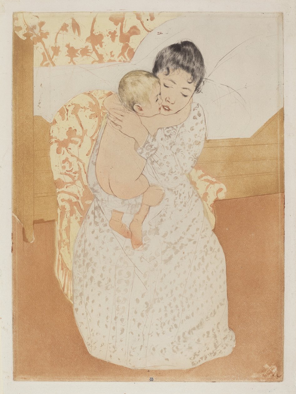 Moederlijke Omhelzing door Mary Cassatt