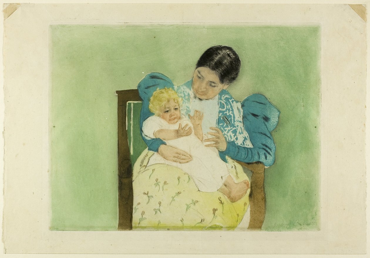 Het Blootsvoetse Kind door Mary Cassatt
