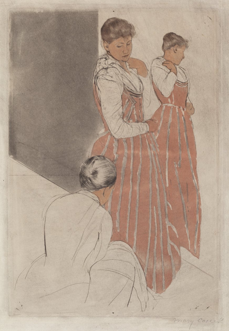 De pasvorm door Mary Cassatt