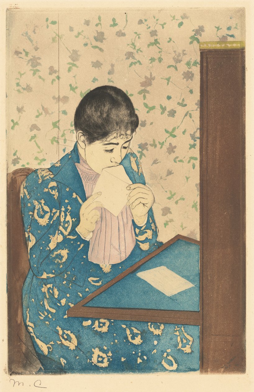 De Brief door Mary Cassatt