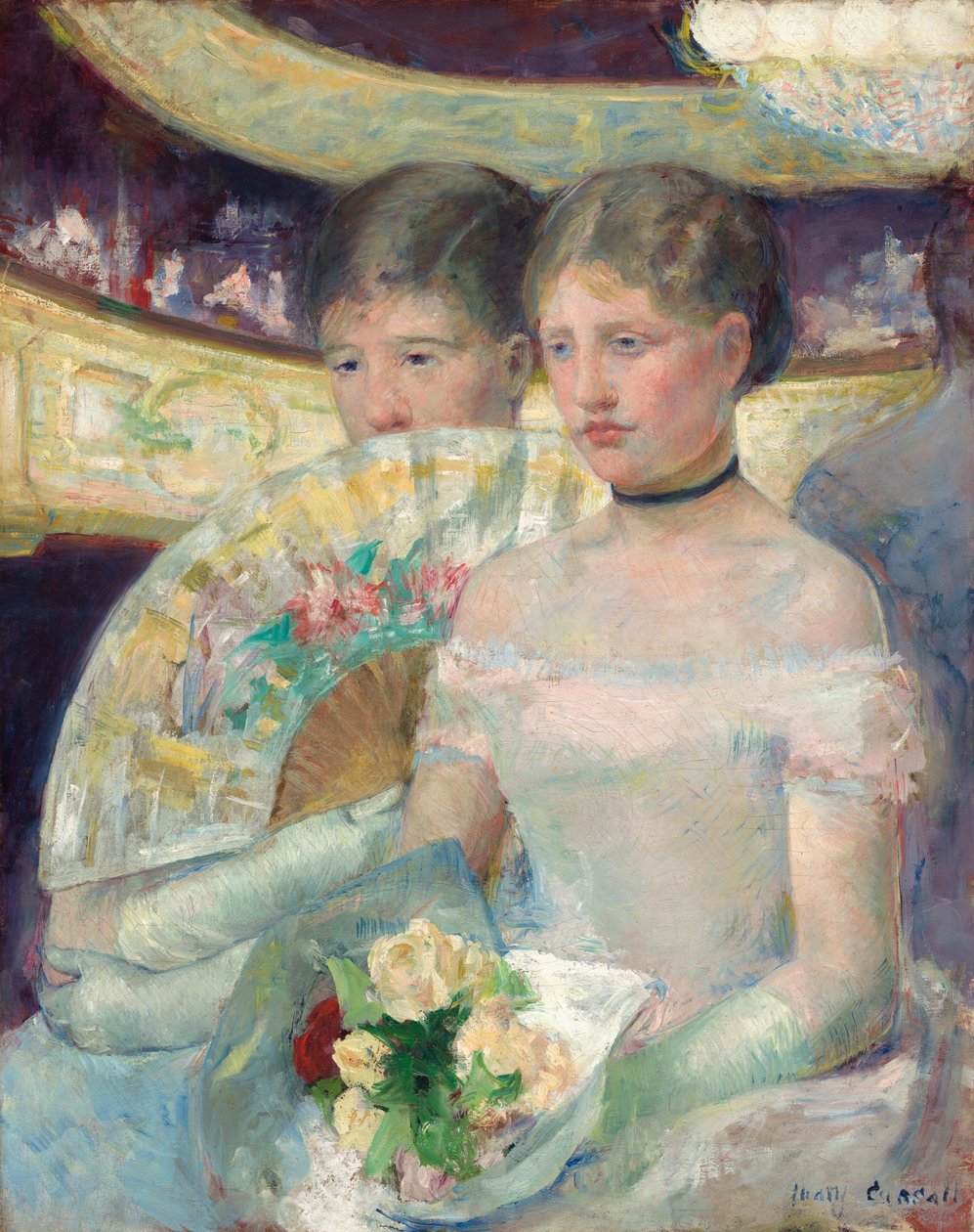 De Loge, ca. 1878-1880 door Mary Cassatt