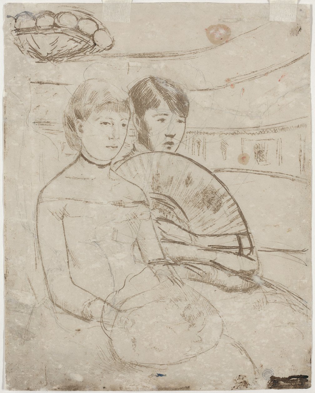 De Loge door Mary Cassatt