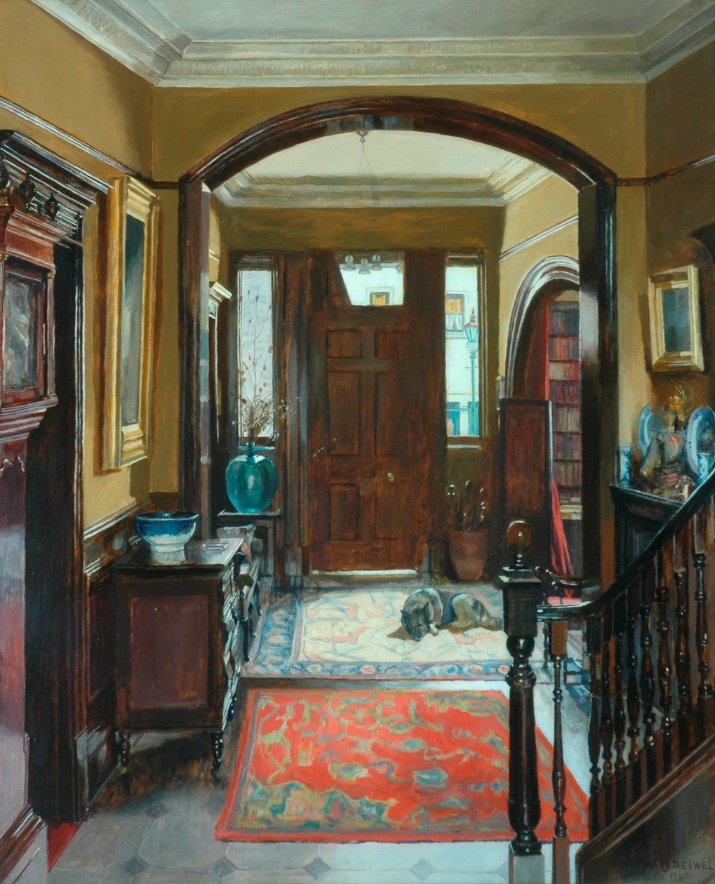 De voordeur door Mary Dawson Elwell