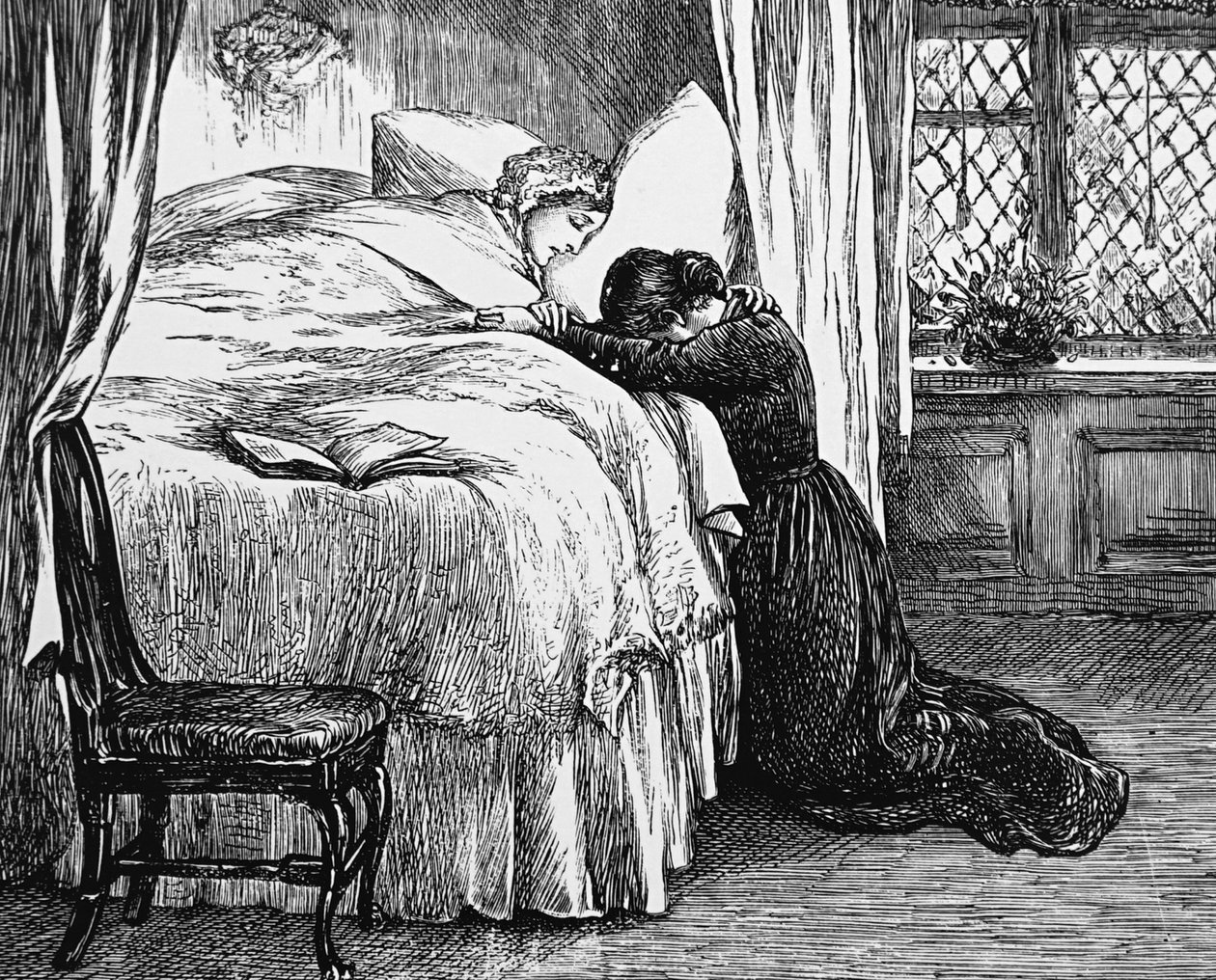 Een dochter en zieke moeder door Mary Ellen Edwards