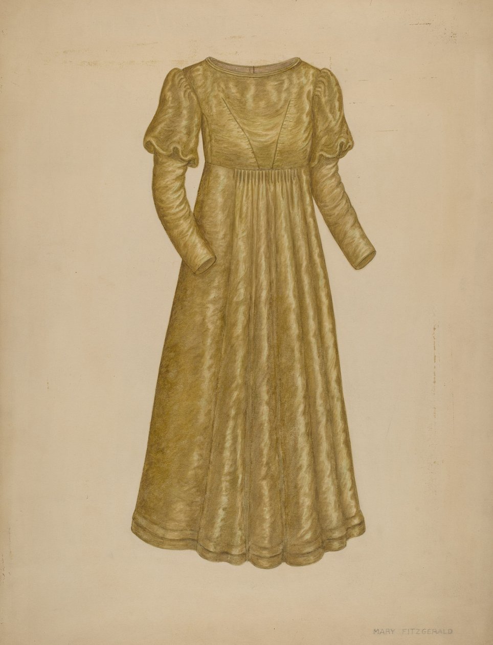 Trouwjurk, 1935-1942 door Mary Fitzgerald