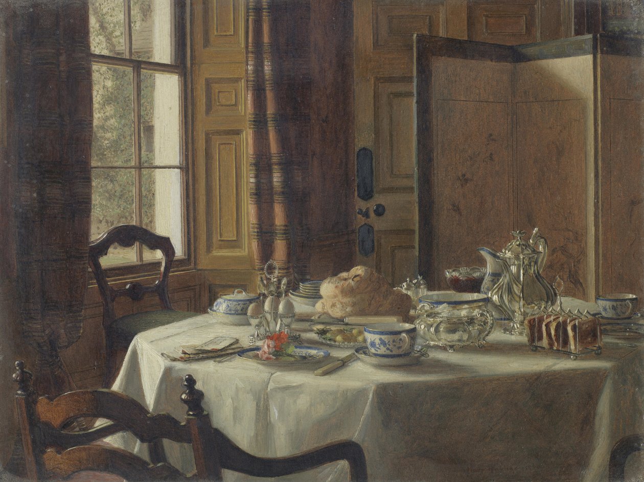 Ontbijt, 1880. door Mary Hayllar